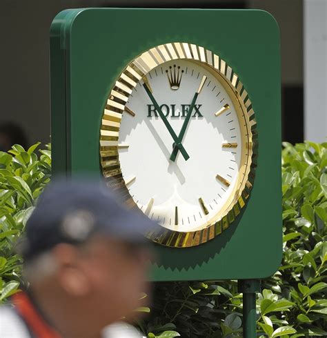 golf course clocks rolex|rolex golf clock for sale.